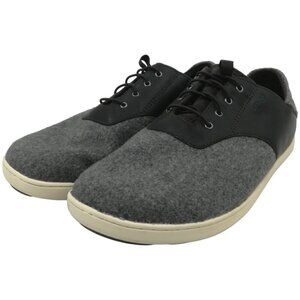 Olukai Nohea Moku Hulu Gray Mens Sneakers Size 9 Slip On Brown Barefoot Comfort